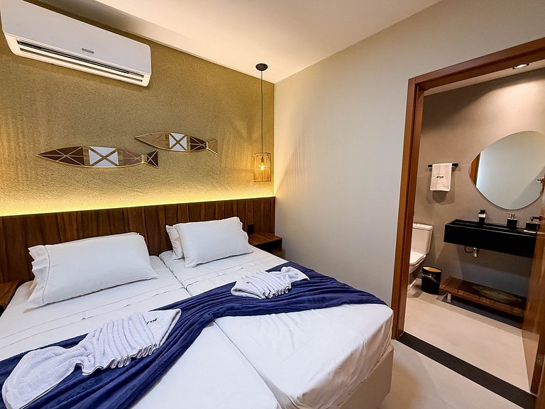 Flat Luxo Beira Mar na Rota dos Milagres 8 pessoas