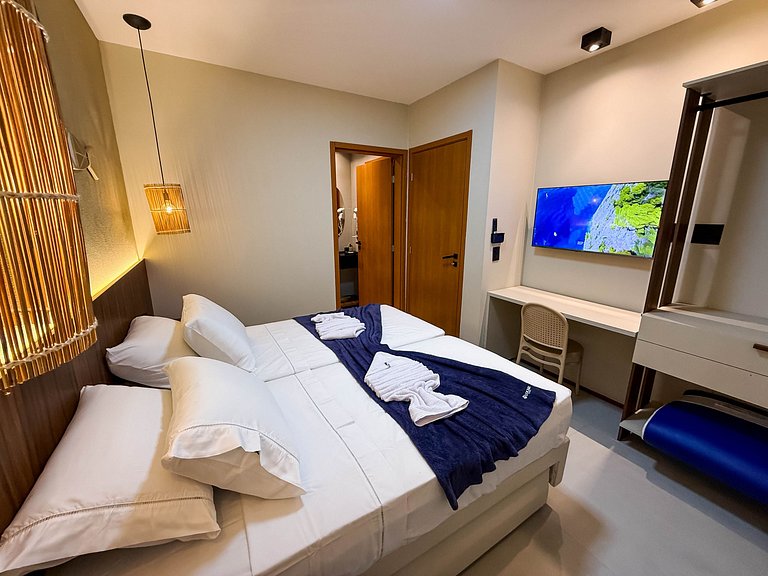 Flat Luxo Beira Mar na Rota dos Milagres 8 pessoas