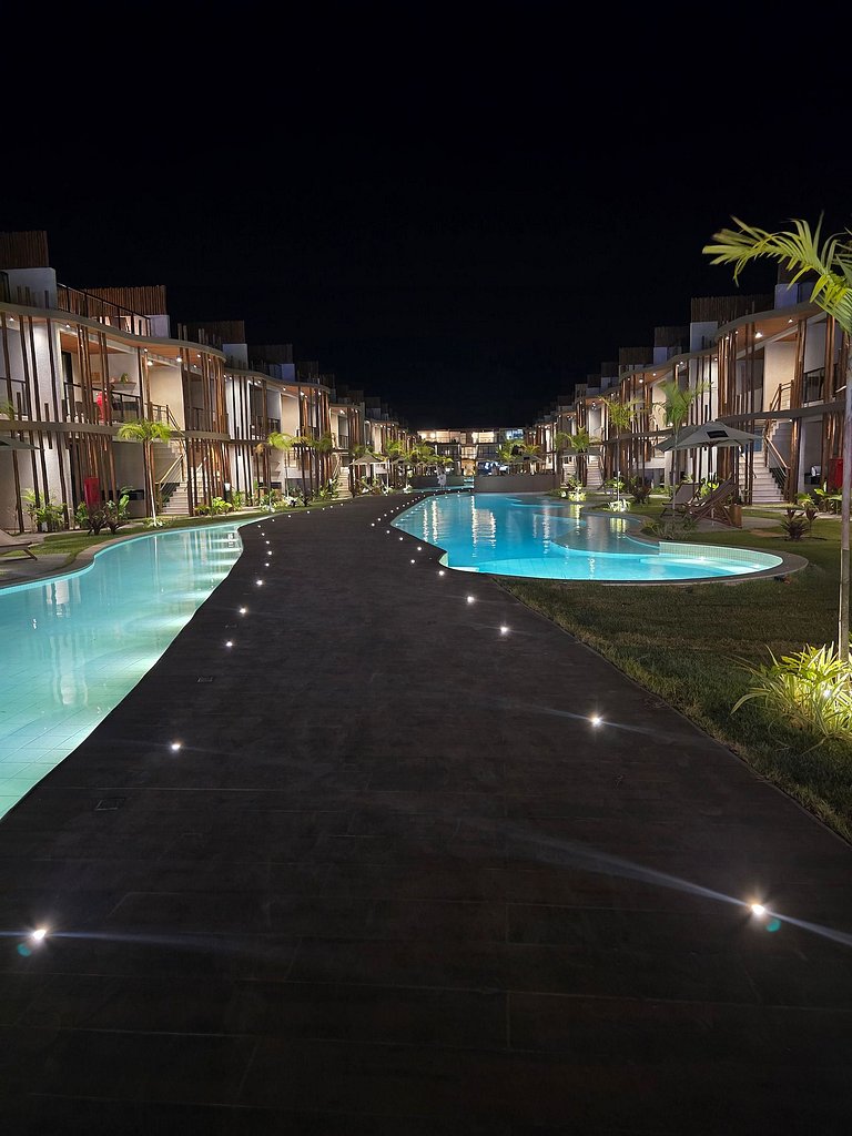 Flat Premium Naay no térreo pé na areia- 8 pessoas