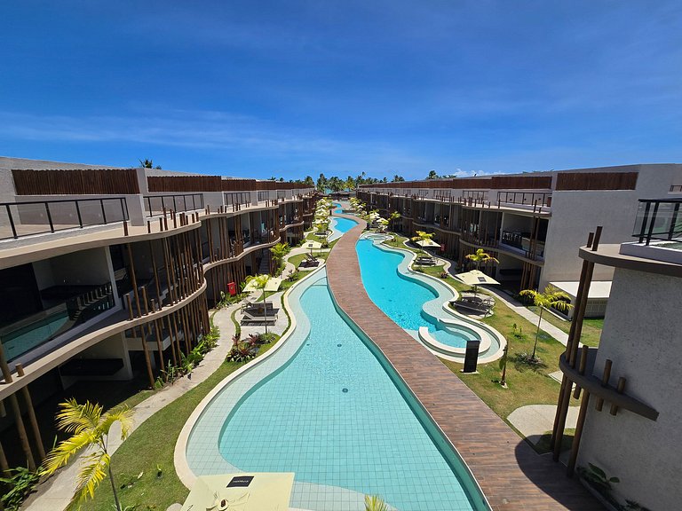 Flat Premium Naay no térreo pé na areia- 8 pessoas