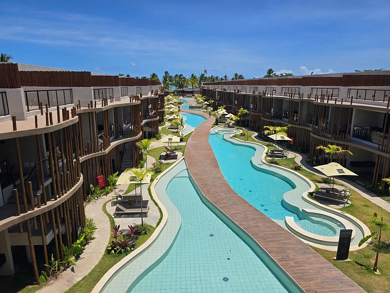 Flat Luxo Beira Mar na Rota dos Milagres 8 pessoas