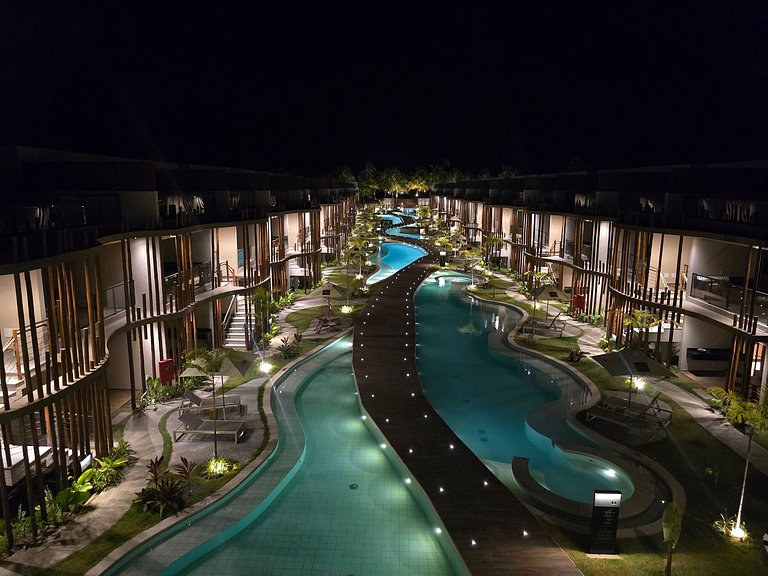 Flat Premium Naay no térreo pé na areia- 8 pessoas