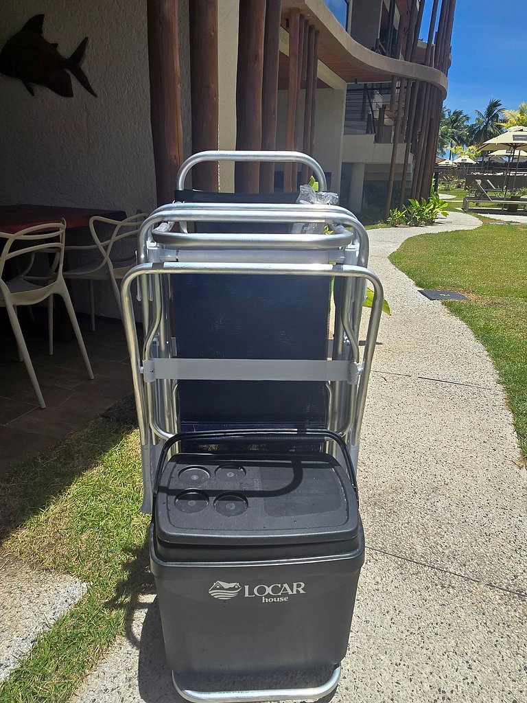 Flat Premium Naay no térreo pé na areia- 8 pessoas