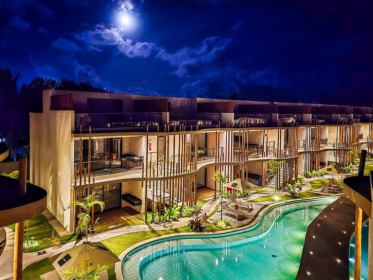 Flat Luxo Beira Mar na Rota dos Milagres 8 pessoas