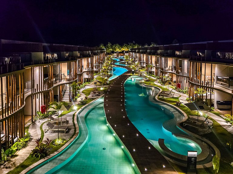 Flat Luxo Beira Mar na Rota dos Milagres 8 pessoas