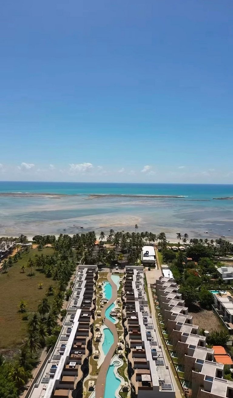 Flat Luxo Beira Mar na Rota dos Milagres 8 pessoas