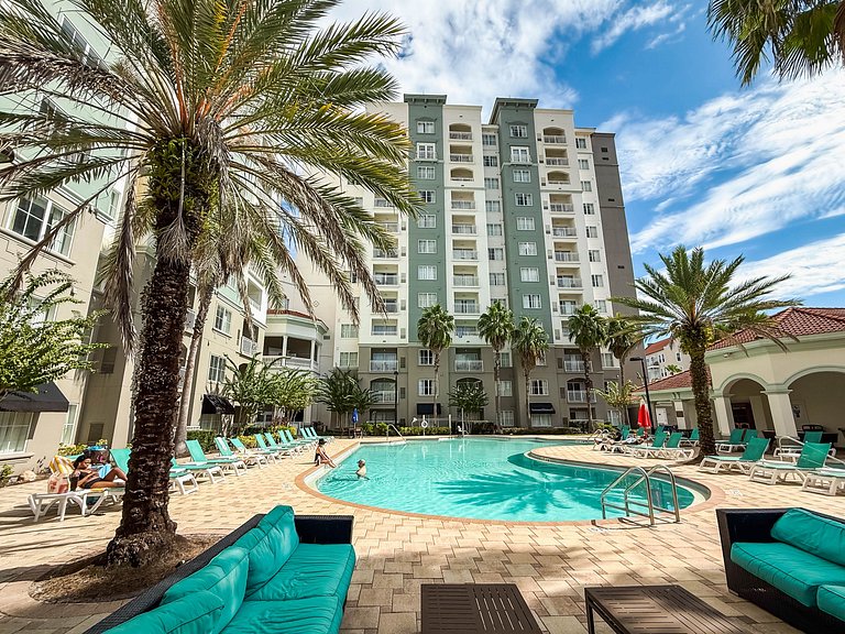 Flat moderno a 4 min de Universal – The Point Orlando