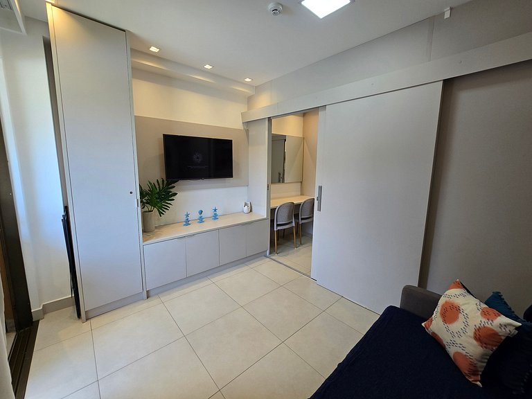 Flat 107 de Lujo con Balcón Gourmet en el Eco Resort Praia d