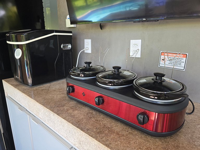 Bangalô Super Luxo com piscina privativa e varanda Gourmet n