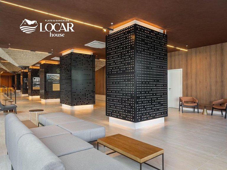 Luxo no Recife Antigo  | Flat 708 no Silo 240