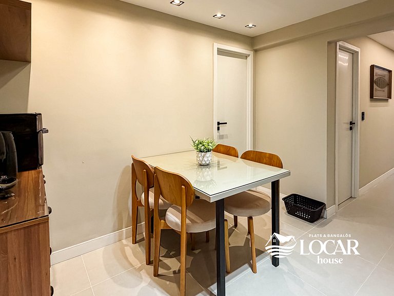 Luxo no Recife Antigo  | Flat 708 no Silo 240