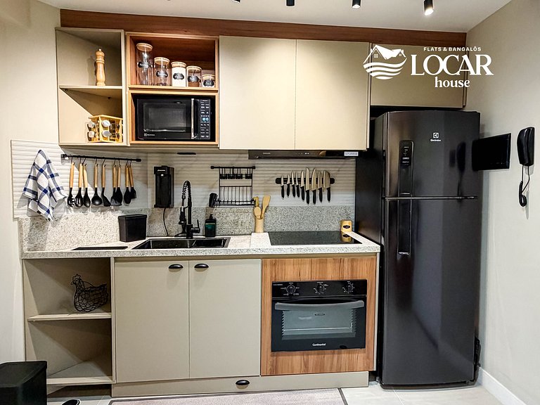 Luxo no Recife Antigo  | Flat 708 no Silo 240