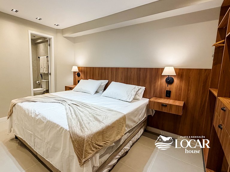 Luxo no Recife Antigo  | Flat 708 no Silo 240