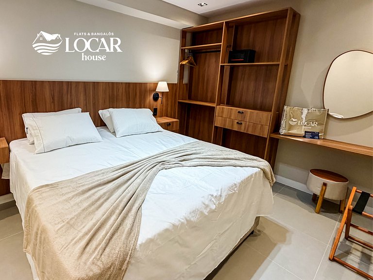 Luxo no Recife Antigo  | Flat 708 no Silo 240