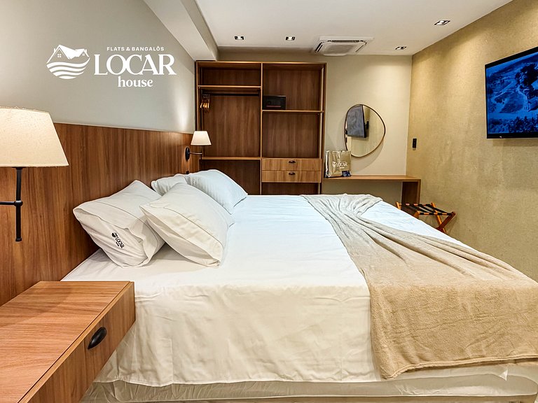 Luxo no Recife Antigo  | Flat 708 no Silo 240