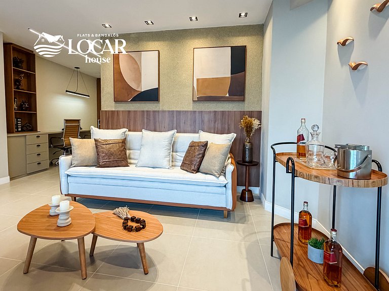 Luxo no Recife Antigo  | Flat 708 no Silo 240