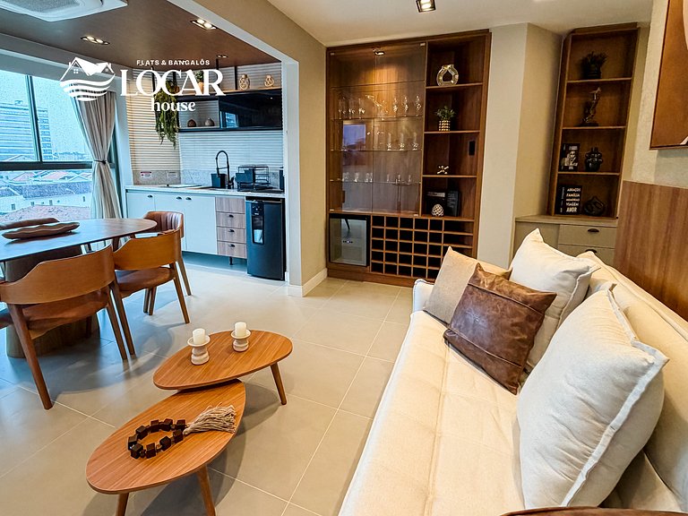 Luxo no Recife Antigo  | Flat 708 no Silo 240