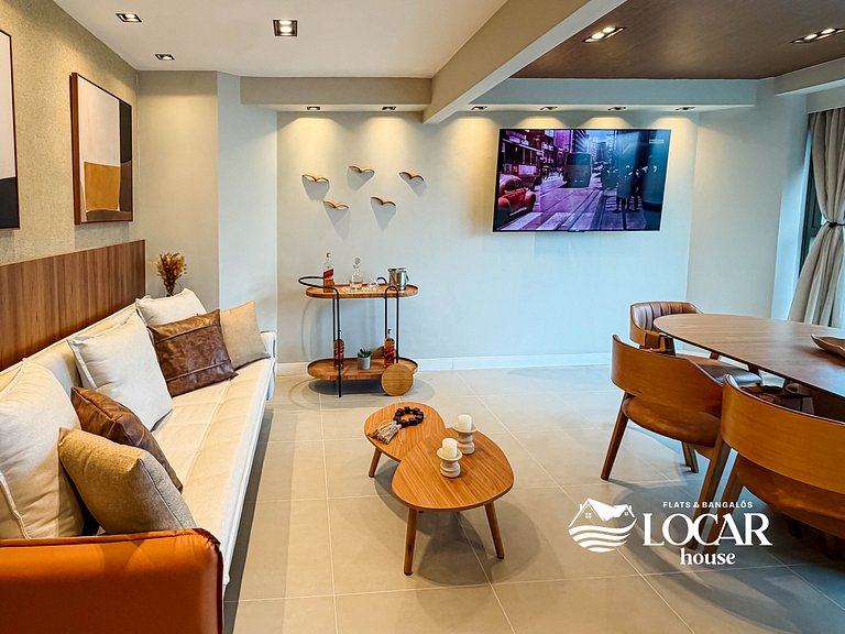 Luxo no Recife Antigo  | Flat 708 no Silo 240
