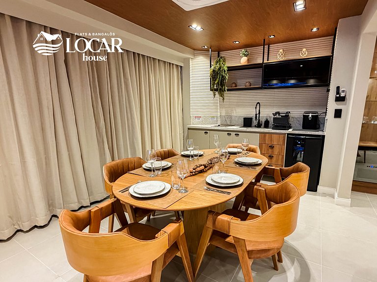 Luxo no Recife Antigo  | Flat 708 no Silo 240