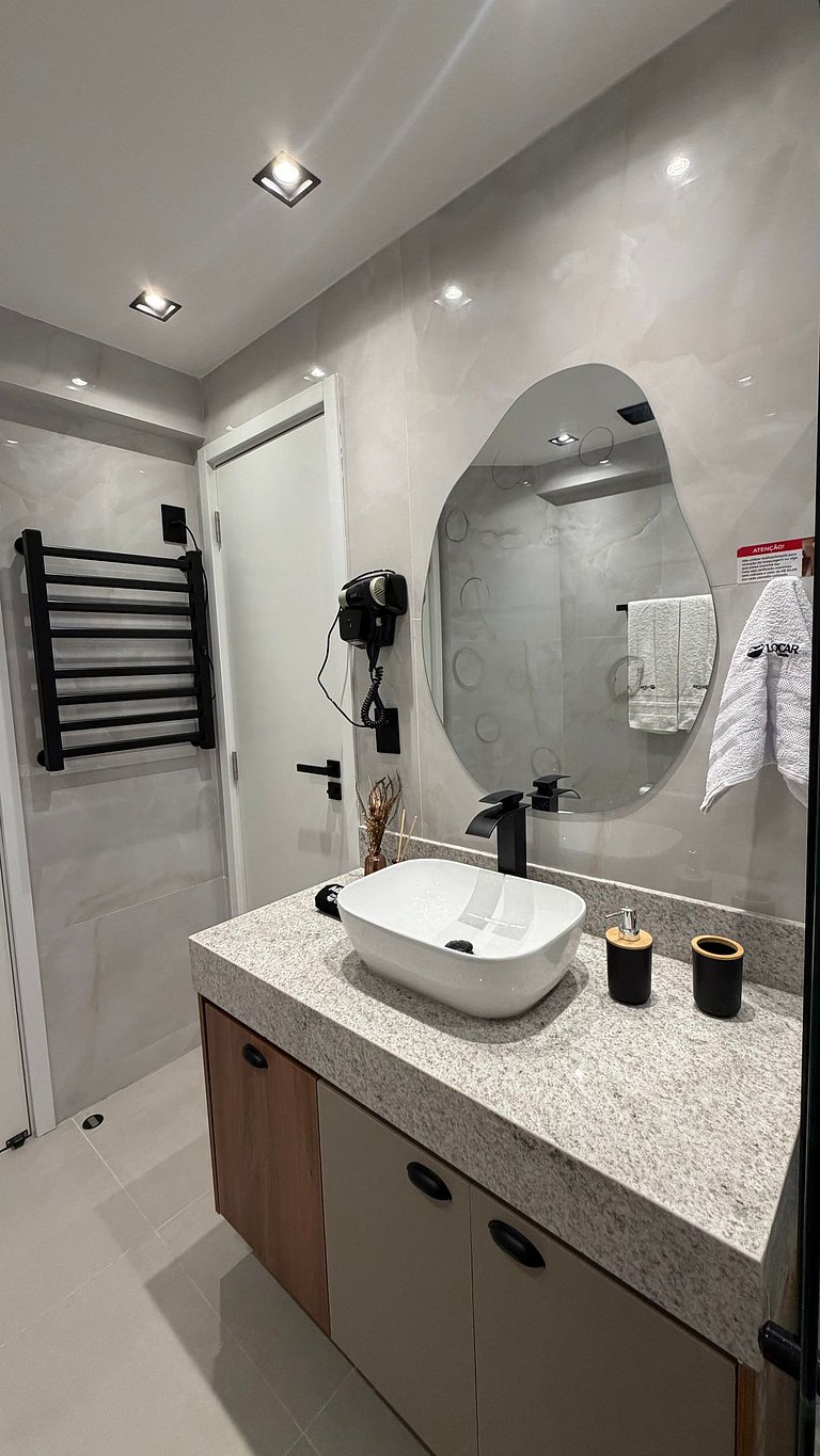 Luxo no Recife Antigo  | Flat 708 no Silo 240