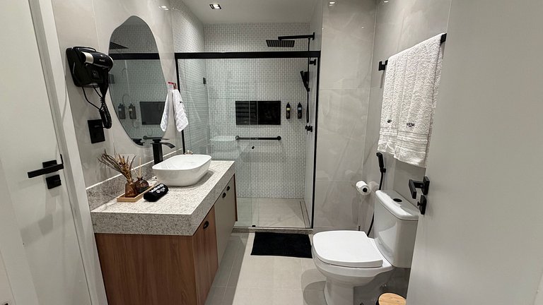 Luxo no Recife Antigo  | Flat 708 no Silo 240