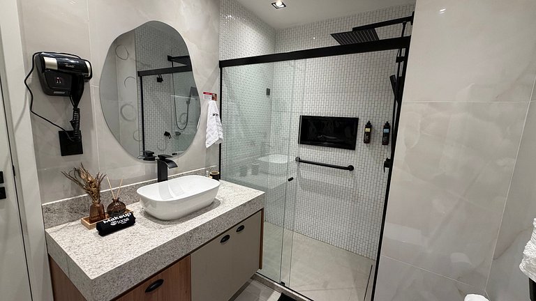 Luxo no Recife Antigo  | Flat 708 no Silo 240