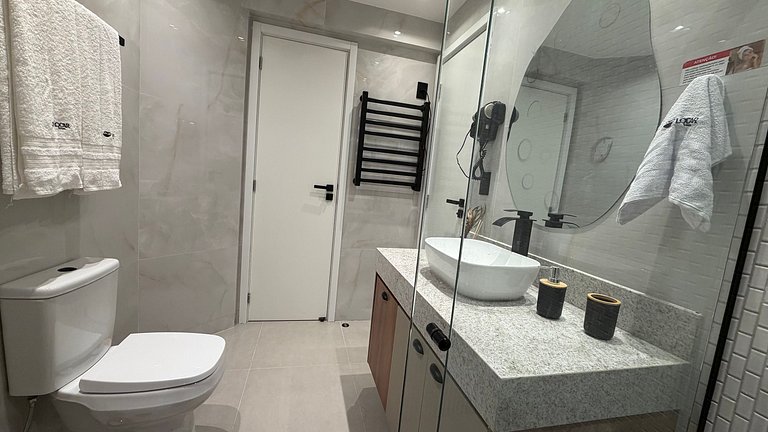 Luxo no Recife Antigo  | Flat 708 no Silo 240