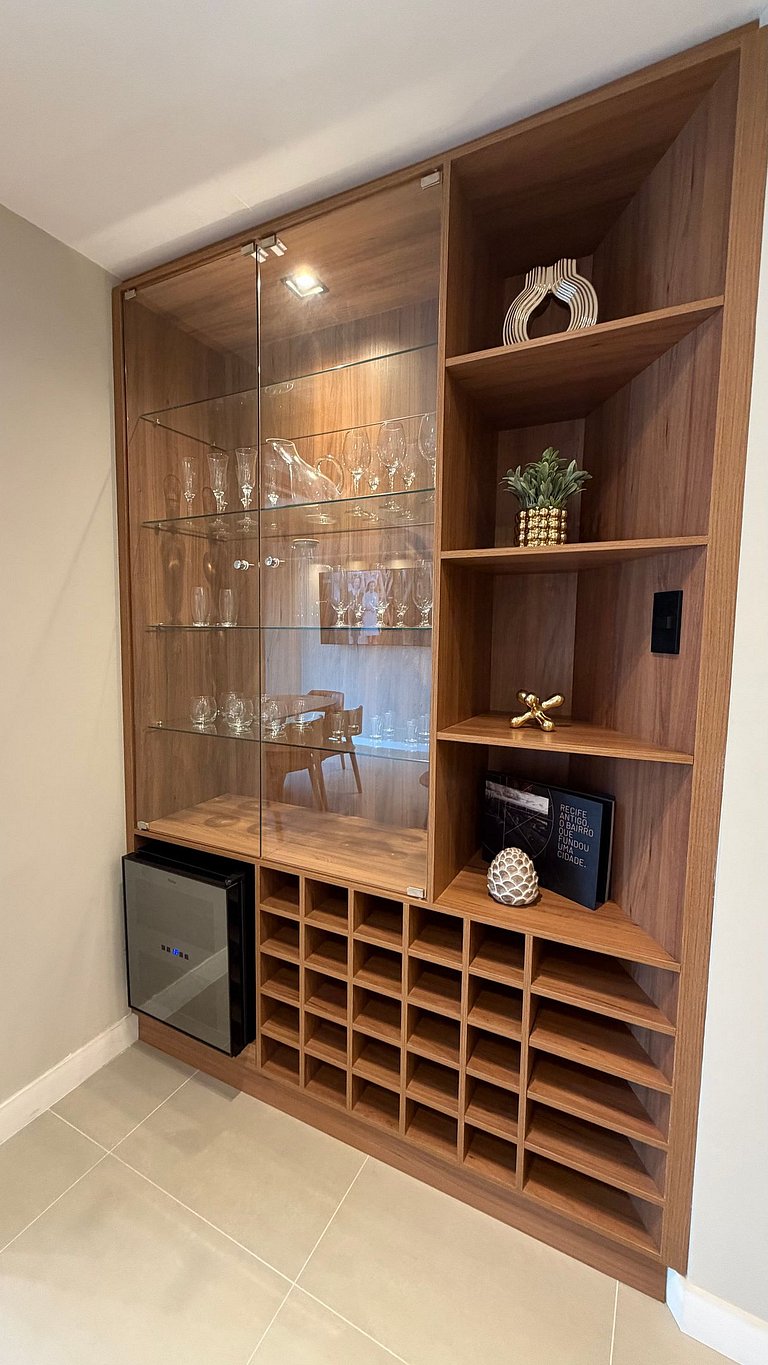 Luxo no Recife Antigo  | Flat 708 no Silo 240