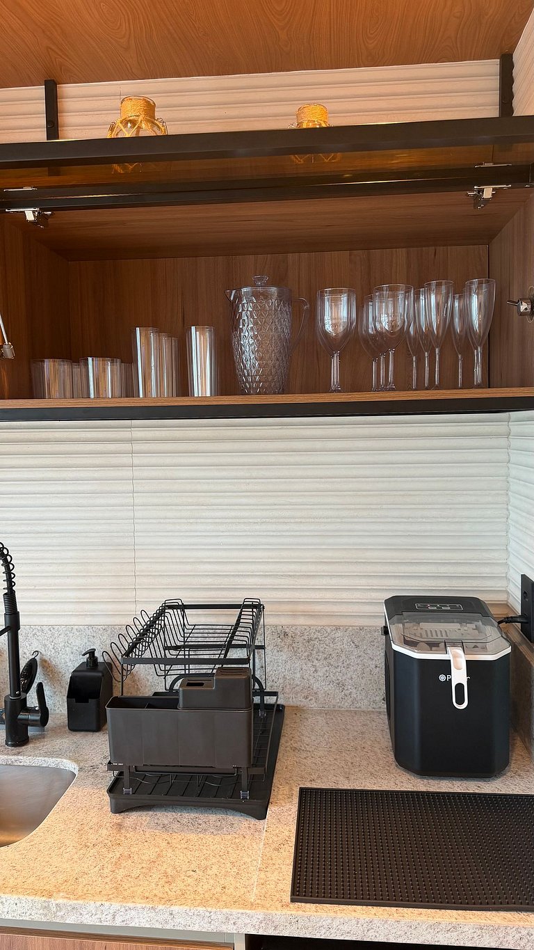 Luxo no Recife Antigo  | Flat 708 no Silo 240