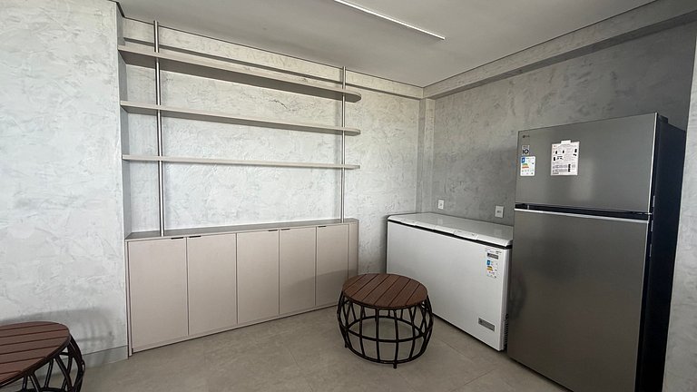 Luxo no Recife Antigo  | Flat 708 no Silo 240