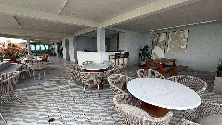 Luxo no Recife Antigo  | Flat 708 no Silo 240