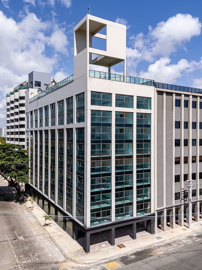 Luxo no Recife Antigo  | Flat 611 no Silo 215