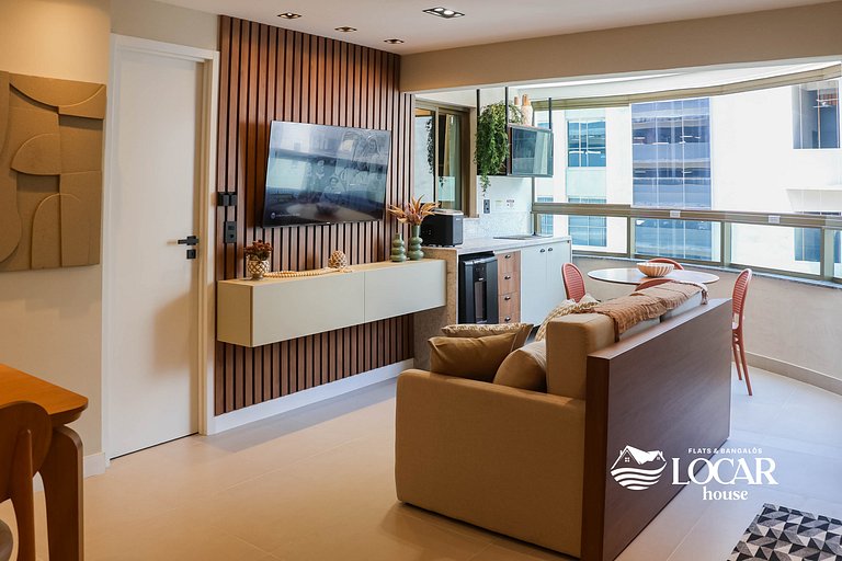 Luxo no Recife Antigo  | Flat 611 no Silo 215
