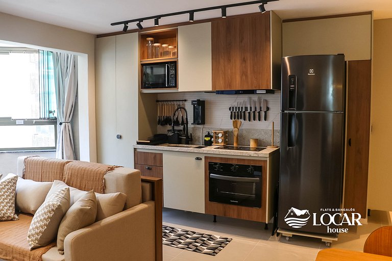 Luxo no Recife Antigo  | Flat 611 no Silo 215