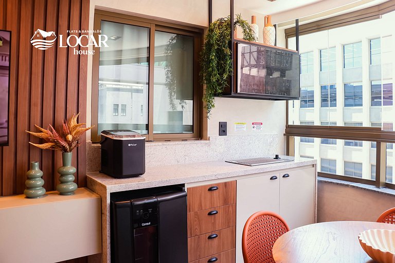 Luxo no Recife Antigo  | Flat 611 no Silo 215