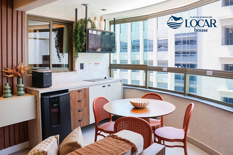 Luxo no Recife Antigo  | Flat 611 no Silo 215