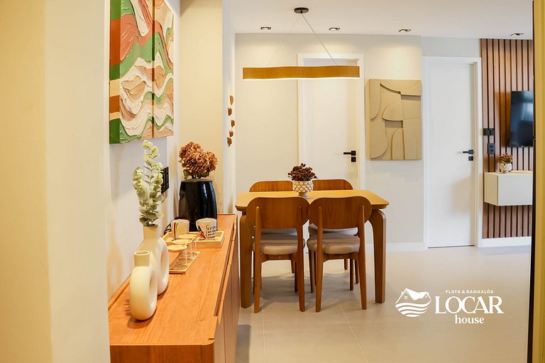 Luxo no Recife Antigo  | Flat 611 no Silo 215