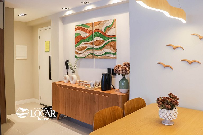 Luxo no Recife Antigo  | Flat 611 no Silo 215