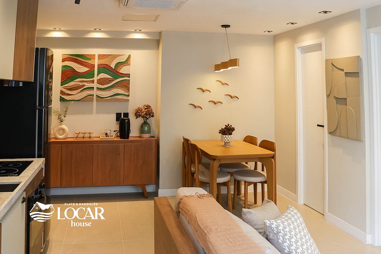 Luxo no Recife Antigo  | Flat 611 no Silo 215