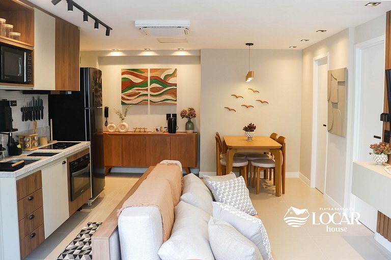 Luxo no Recife Antigo  | Flat 611 no Silo 215