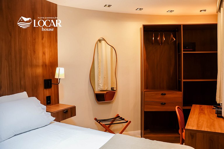Luxo no Recife Antigo  | Flat 611 no Silo 215