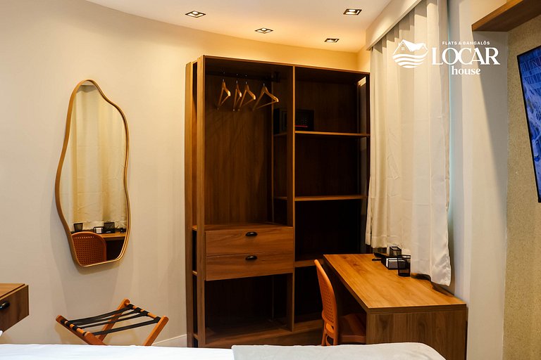 Luxo no Recife Antigo  | Flat 611 no Silo 215