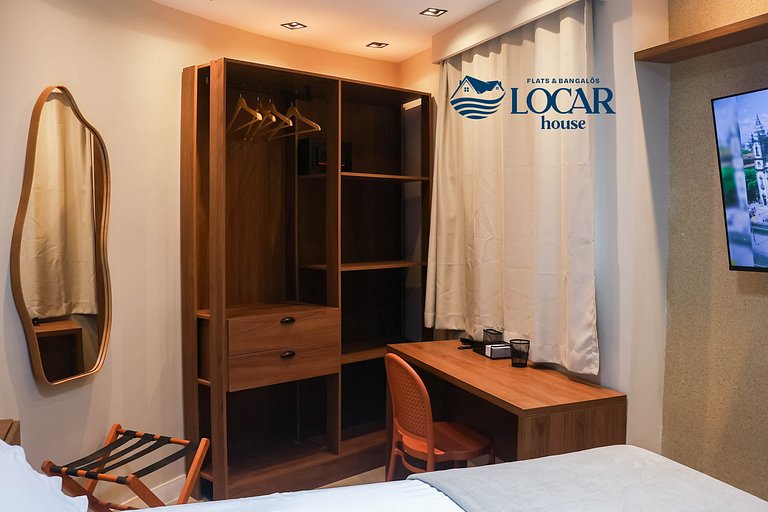 Luxo no Recife Antigo  | Flat 611 no Silo 215