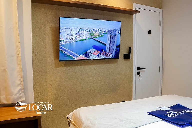 Luxo no Recife Antigo  | Flat 611 no Silo 215