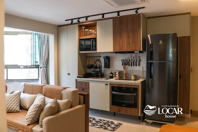 Luxo no Recife Antigo  | Flat 611 no Silo 215