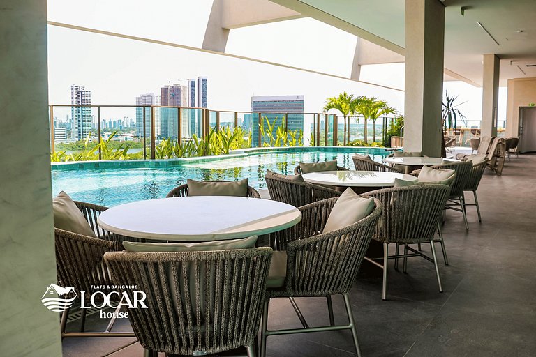 Luxo no Recife Antigo  | Flat 611 no Silo 215
