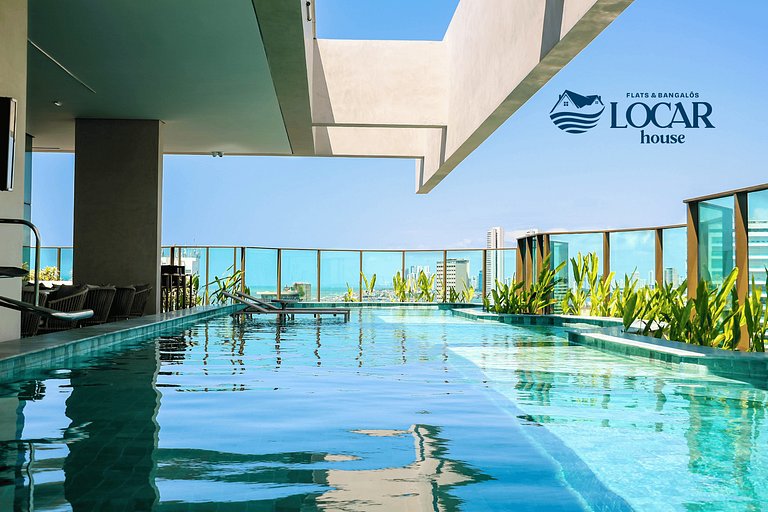 Luxo no Recife Antigo  | Flat 611 no Silo 215