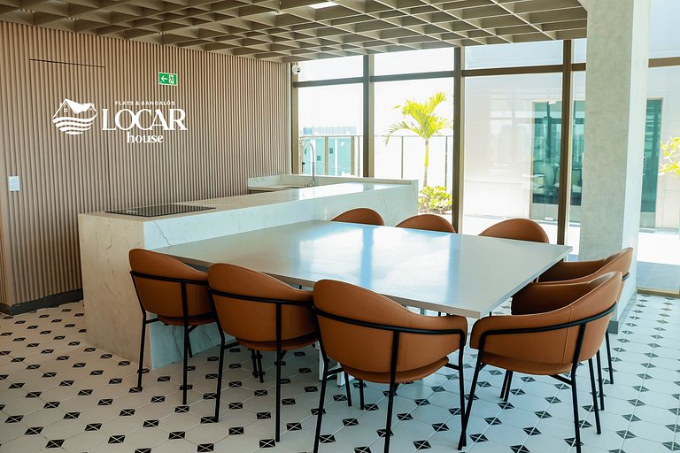 Luxo no Recife Antigo  | Flat 611 no Silo 215